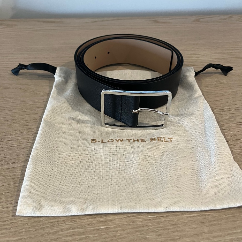 B-Low The Belt Black Leather Belt